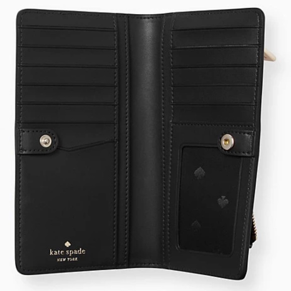 NWT Kate Spade Staci Colorblock Slim Bifold Wallet - Picture 3 of 10